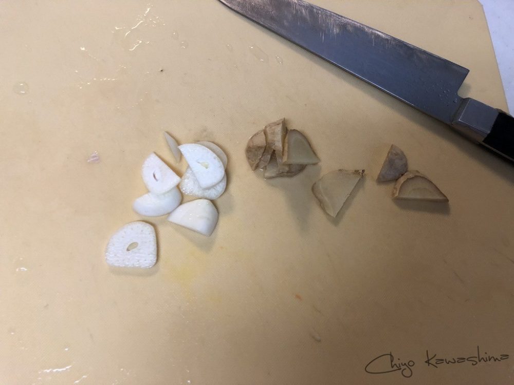 ニンニクと生姜