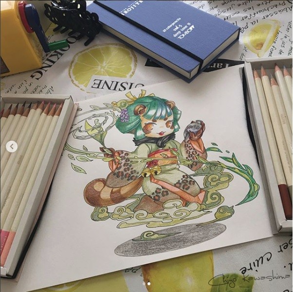 パズドラ塗り絵