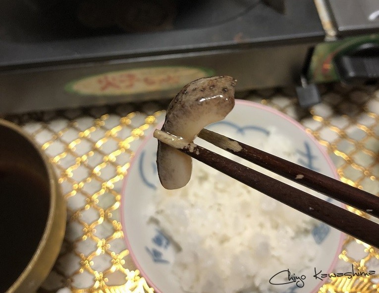 ナマコのしゃぶしゃぶ