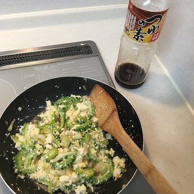 島らっきょうのゴーヤチャンプル