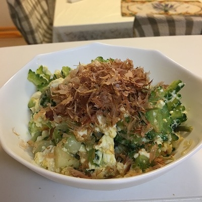 島らっきょうのゴーヤチャンプル