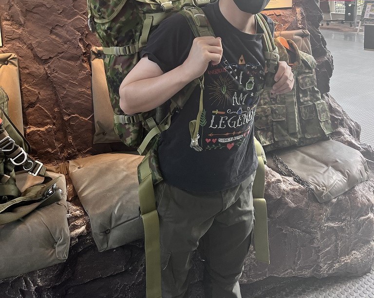 自衛隊の装備品体験