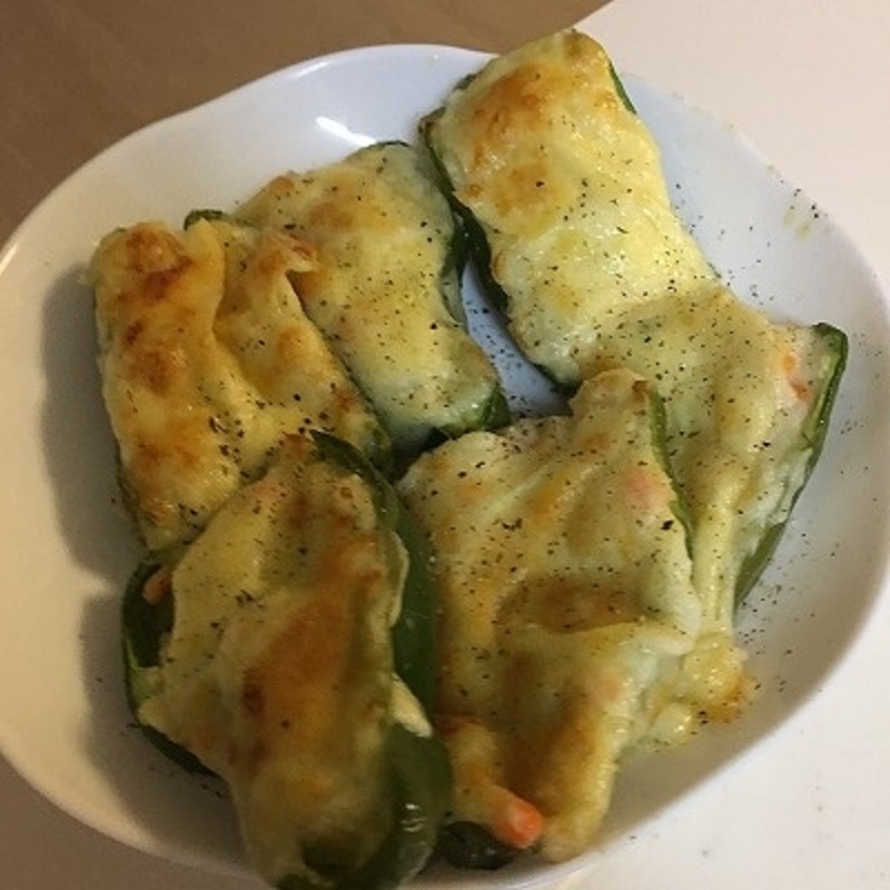 ピーマンのポテサラ