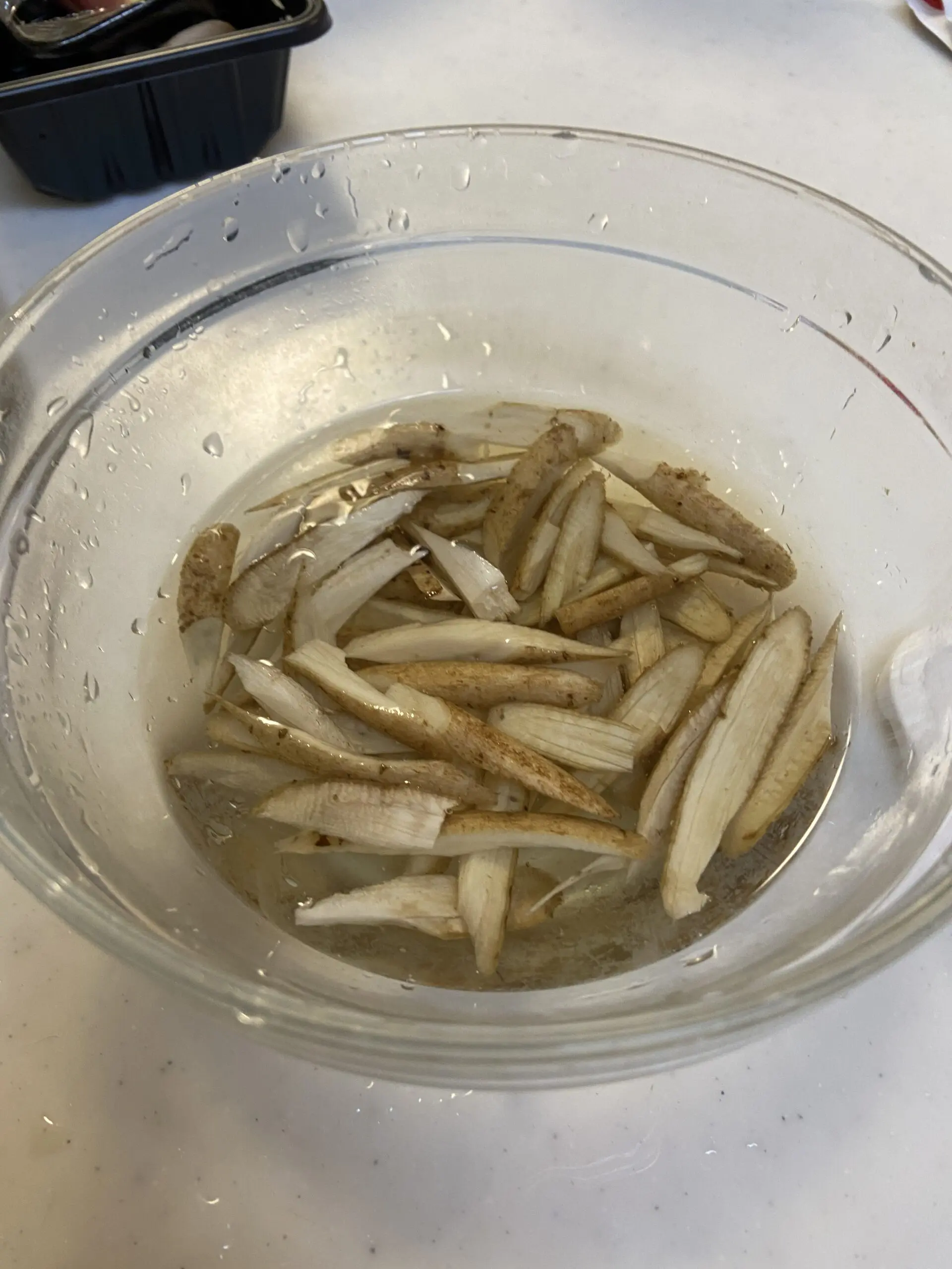 ごぼうのあく抜き