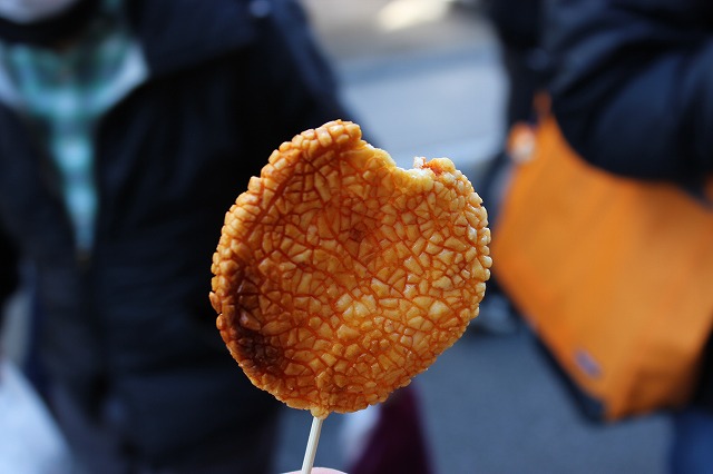 食べ歩き用せんべい