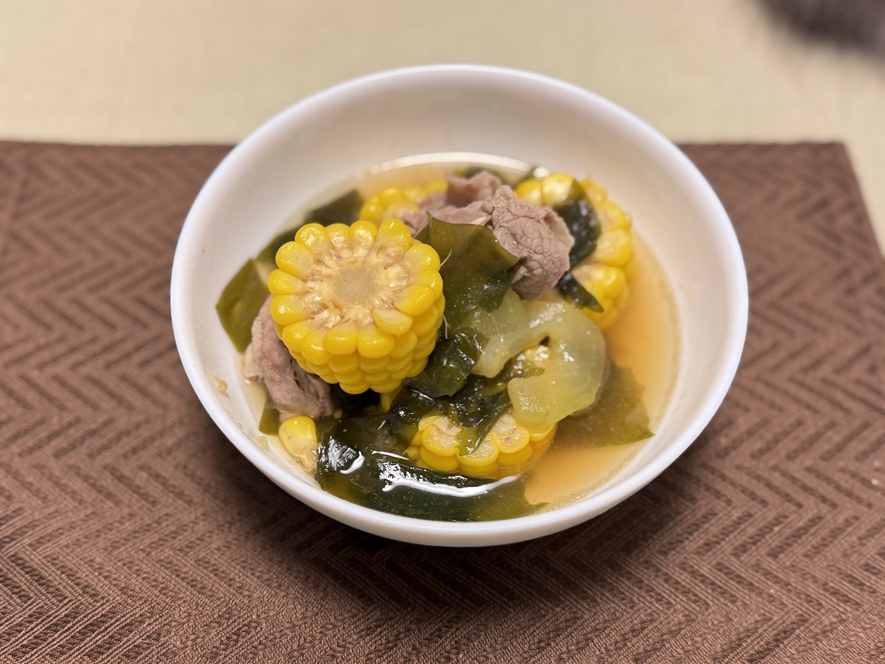 夏の冬瓜スープ