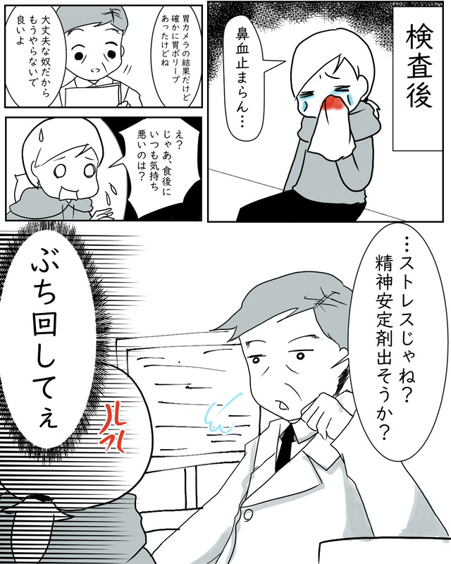 検査後｜不健康日記漫画