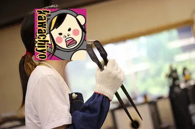 吹きガラス体験