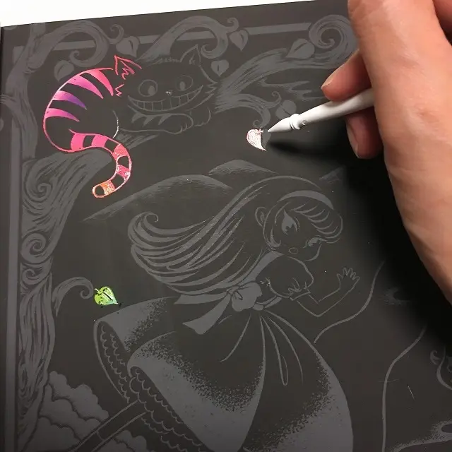 スクラッチアート