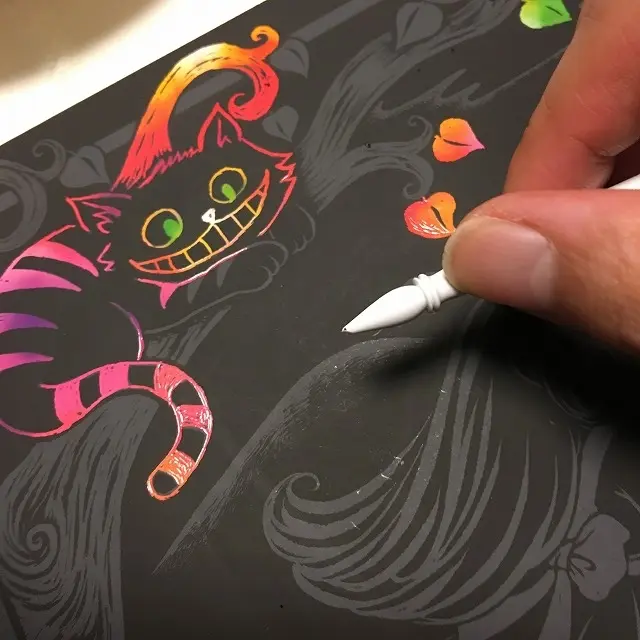 スクラッチアート