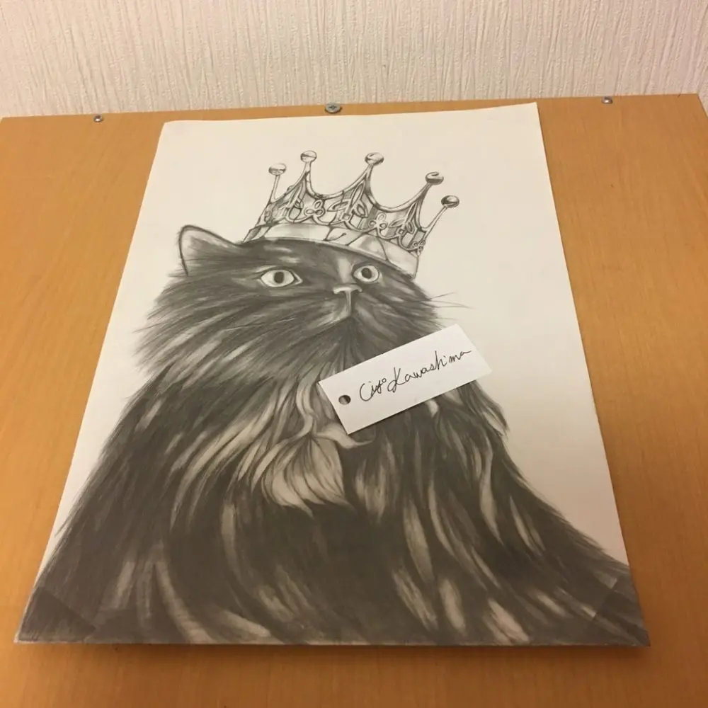 鉛筆画