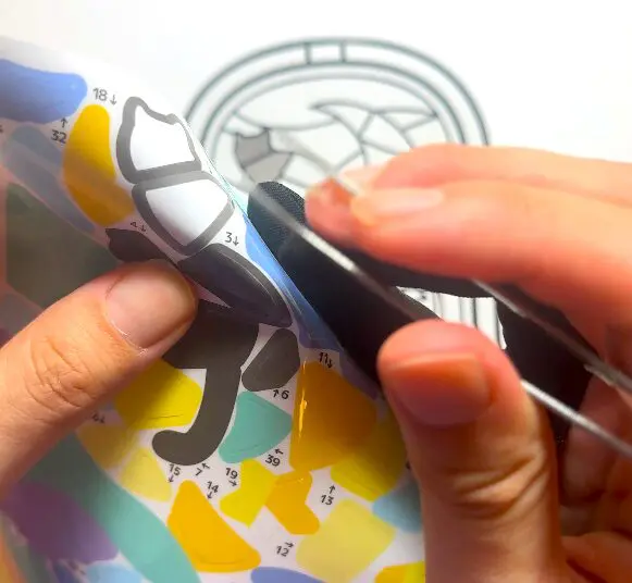 ステンドグラス風シールアートキット