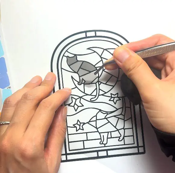 ステンドグラス風シールアートキット