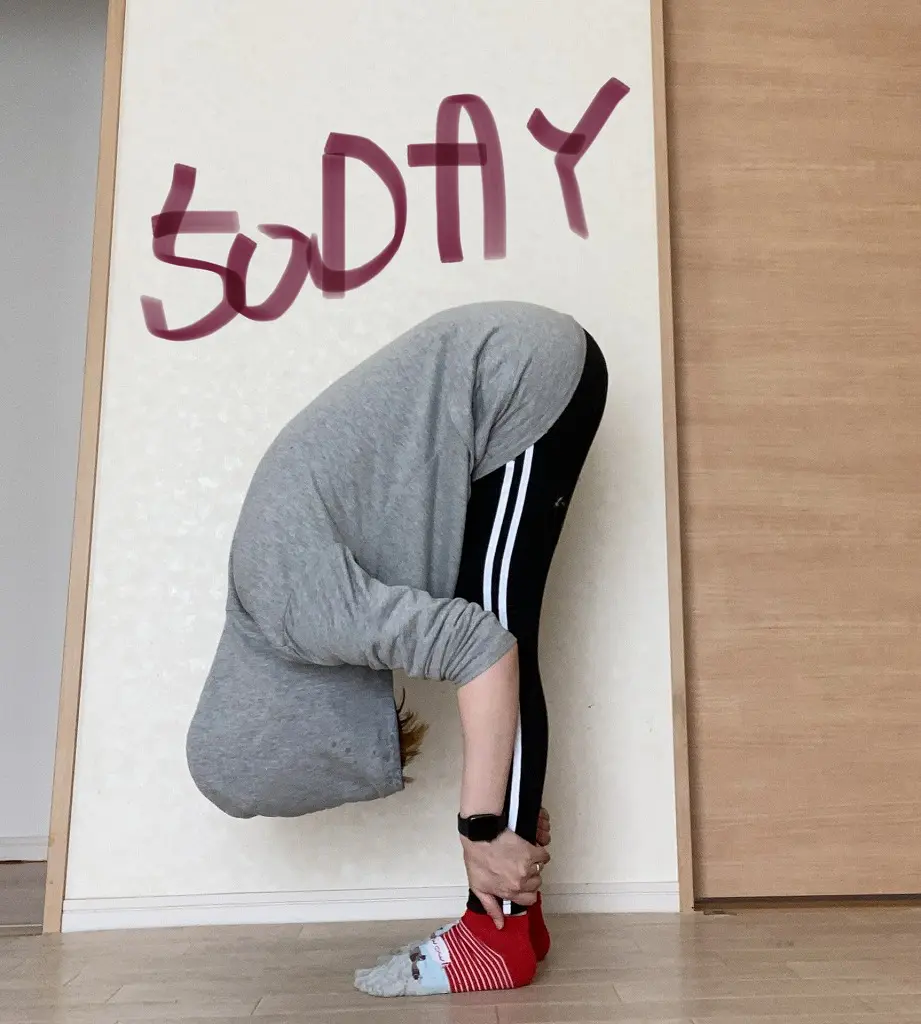 前屈チャレンジ