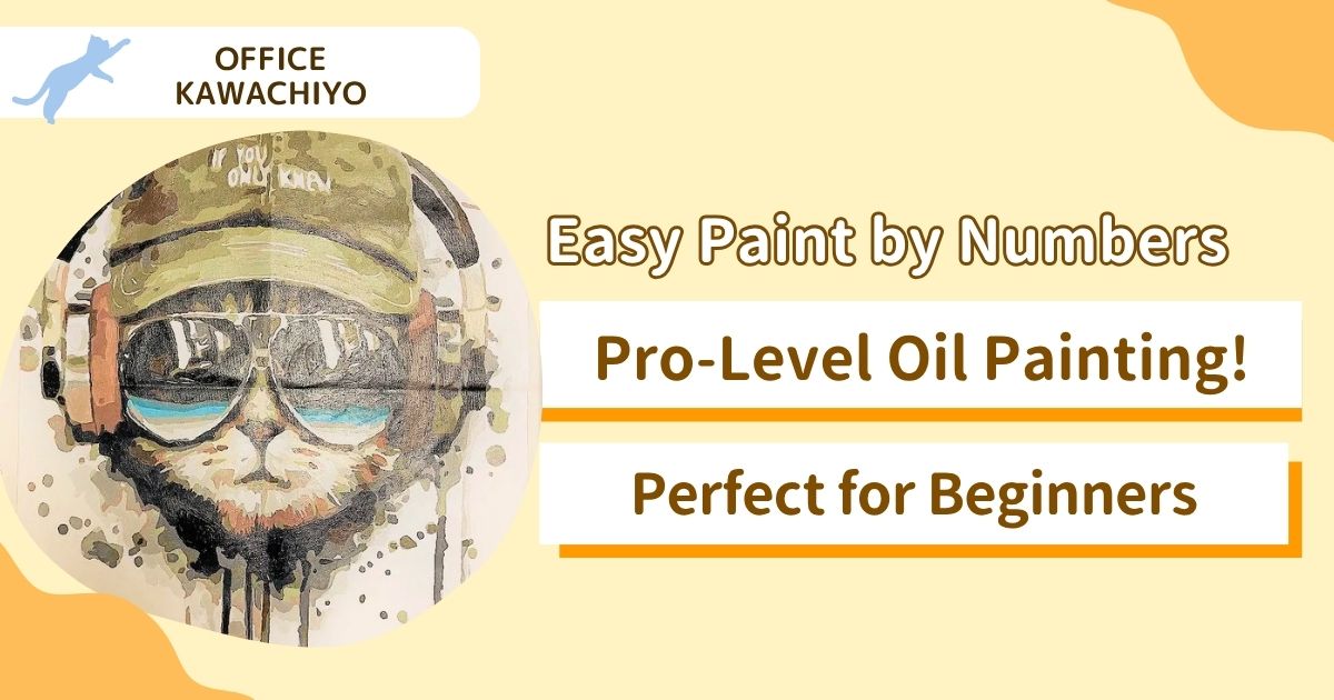 How to Do "Paint by Numbers": Easy Oil Painting Just by Coloring!