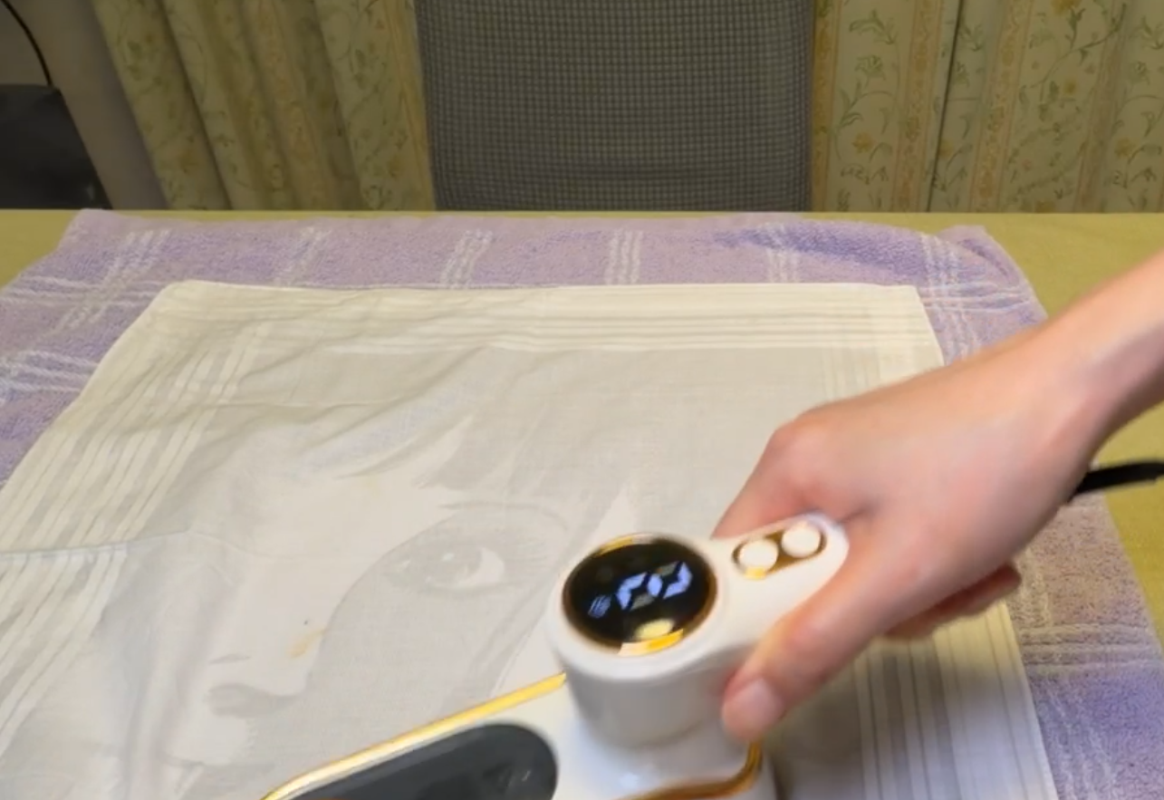 アイロン中